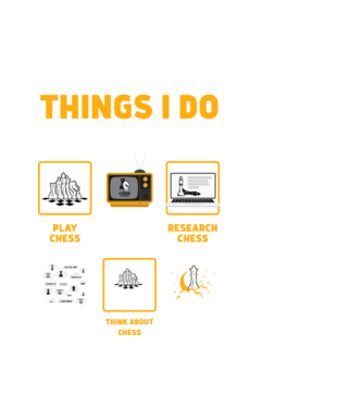 Things I do in my spare time model alb pe tricou