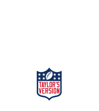 Taylor Swift football logo model negru pe tricou