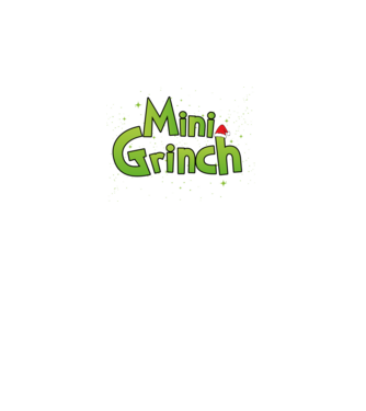Grinch Family Mini Grinch model negru pe tricou