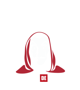 la cas de papel logo model negru pe tricou