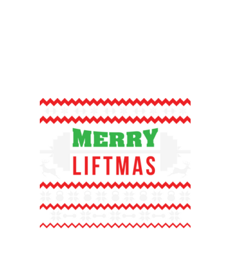 Merry liftmas 2 model negru pe tricou
