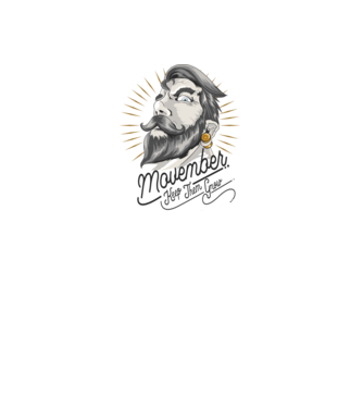Movember Keep them grow No Shave November model alb pe tricou