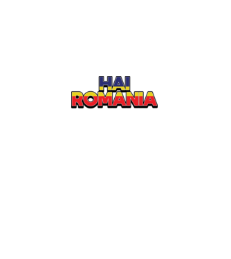 Subtitlu Hai Romania model alb pe tricou