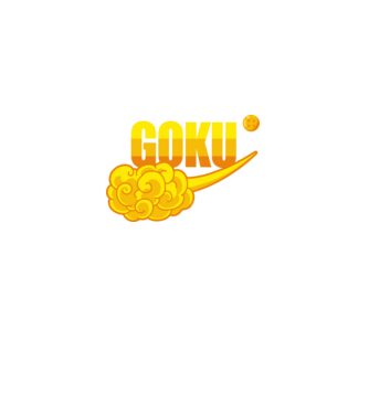 goku cloud model negru pe tricou