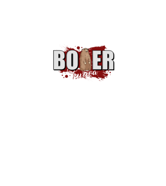 Bober Kurwa model negru pe tricou