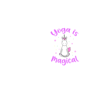 yoga is magical model galben neon pe tricou