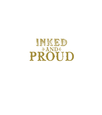 Inked and proud model negru pe tricou