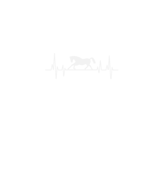 horse heartbeat model albastru jeanși pe tricou