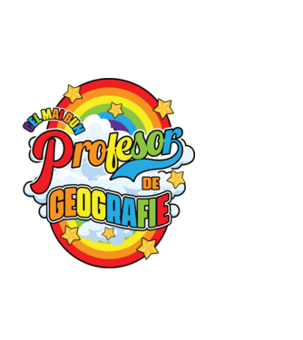 Cel mai bun de geografie model negru pe tricou