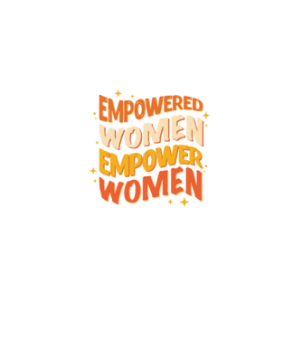 Empowered women empower women model negru pe tricou