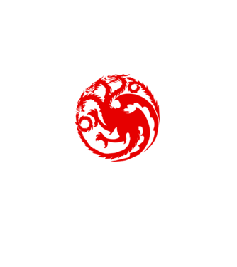 Targaryen model roz pe tricou