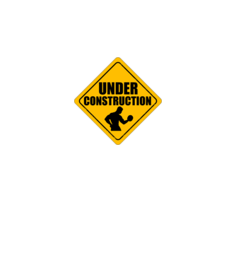 Under Construction model negru pe tricou