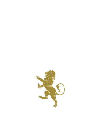 Lion Rampant model alb pe tricou