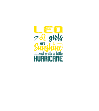 Sunshine with Hurricane LEO model negru pe tricou