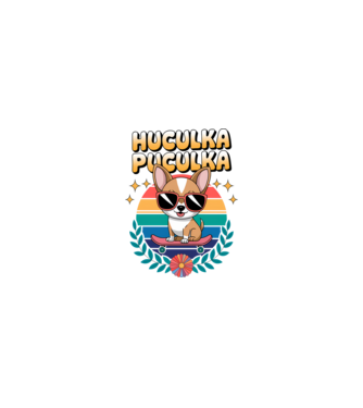 Huculka Puculka Câine 2 model nisipiu pe tricou