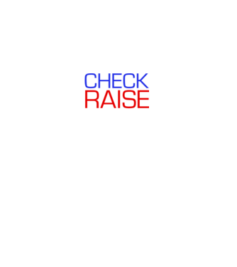 Check Raise model negru pe tricou