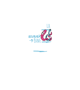 Secretul la pescuit scutură-ți bine viermele model albastru jeanși pe tricou