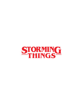 storming things - area 51 model negru pe tricou