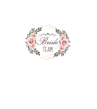 Vintage Bride team model alb pe tricou