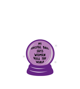 Women rule the world model negru pe tricou