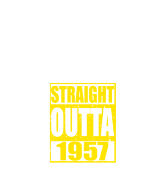 Straight Outta - 1957 model roșu pe tricou