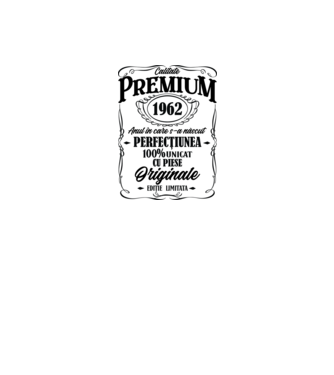 calitate premium -1962 - anul în care s-a născut - perfecțiunea - 100% unicat, cu piese originale, ediție limitată model gri pe tricou