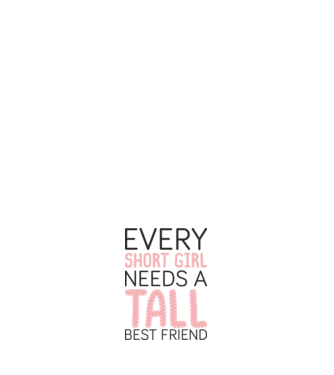 Tall Friend model negru pe tricou