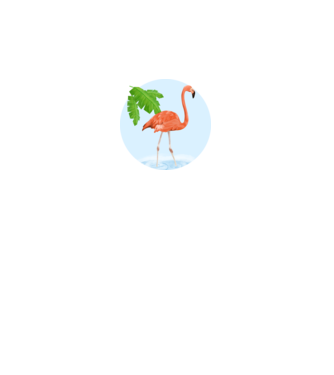 Flamingo model negru pe tricou