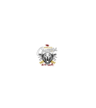 Minesota Cougars model negru pe tricou