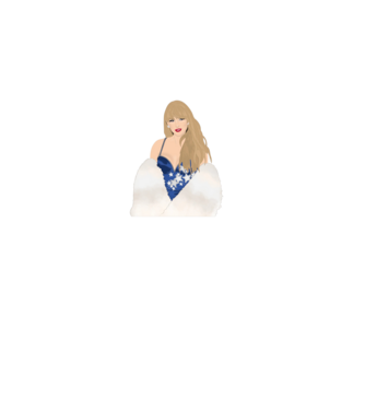 Taylor Swift blue model roz deschis pe tricou