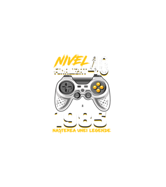 Nivel Finalizat 40 model negru pe tricou