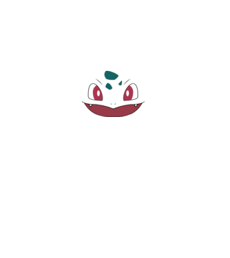 Bulbasaur model gri pe tricou