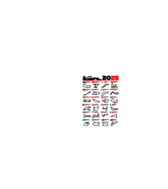 F1 calendar 2025 model alb pe tricou