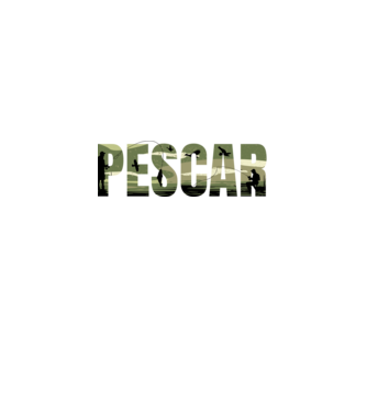PESCAR model albastru jeanși pe tricou