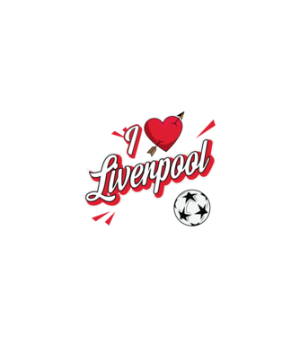 Popart Liverpool model negru pe tricou