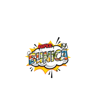 Super Bunică model roșu pe tricou