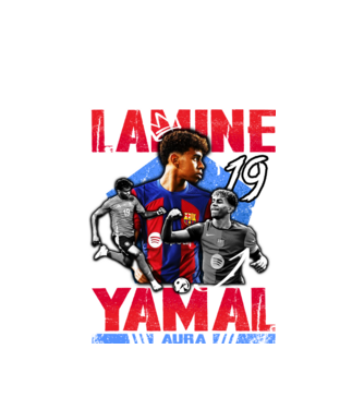 Yamal tribute model alb pe tricou