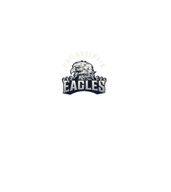 Philadelphia Eagles model gri pe tricou