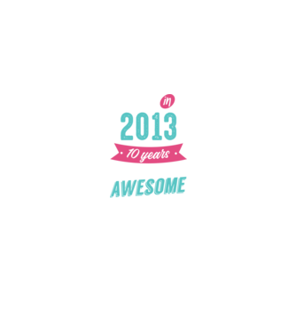 Made in 2013 model negru pe tricou