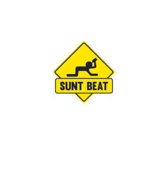 Sunt beat model alb pe tricou