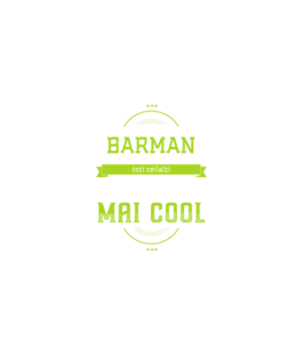 sunt barman, la fel ca toți ceilalți, dar mult mai cool model negru pe tricou