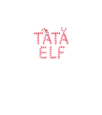 tată elf model negru pe tricou