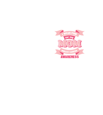 I wear pink for my mom model galben neon pe tricou
