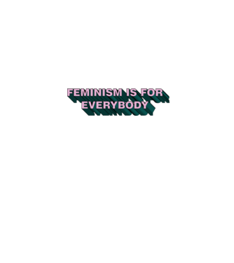 Feminismul este pentru toată lumea model negru pe tricou
