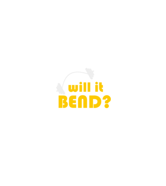 Will it bend model negru pe tricou