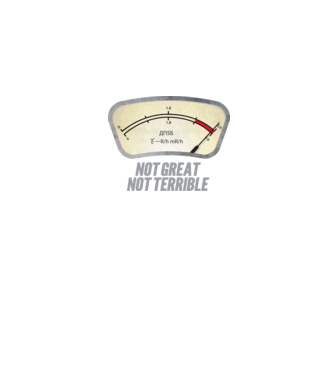 Dosimeter model alb pe tricou