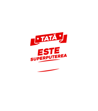 Sunt tată, care este superputerea ta model negru pe tricou