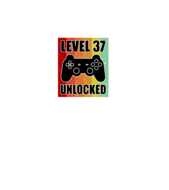 level 37 unlocked retro gamer model turcoaz pe tricou