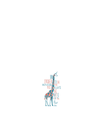 Giraffe model roz deschis pe tricou