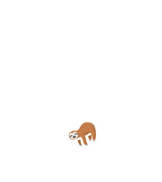 Just do it later sloth model albastru închis pe tricou